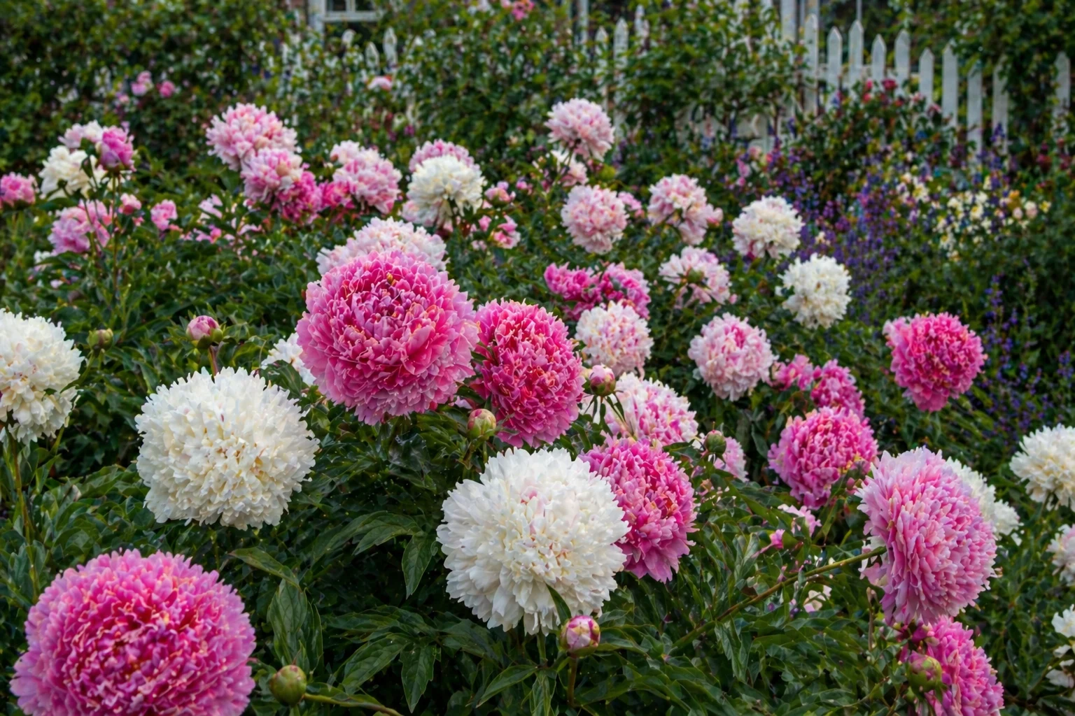 Peonies planting in Connecticut