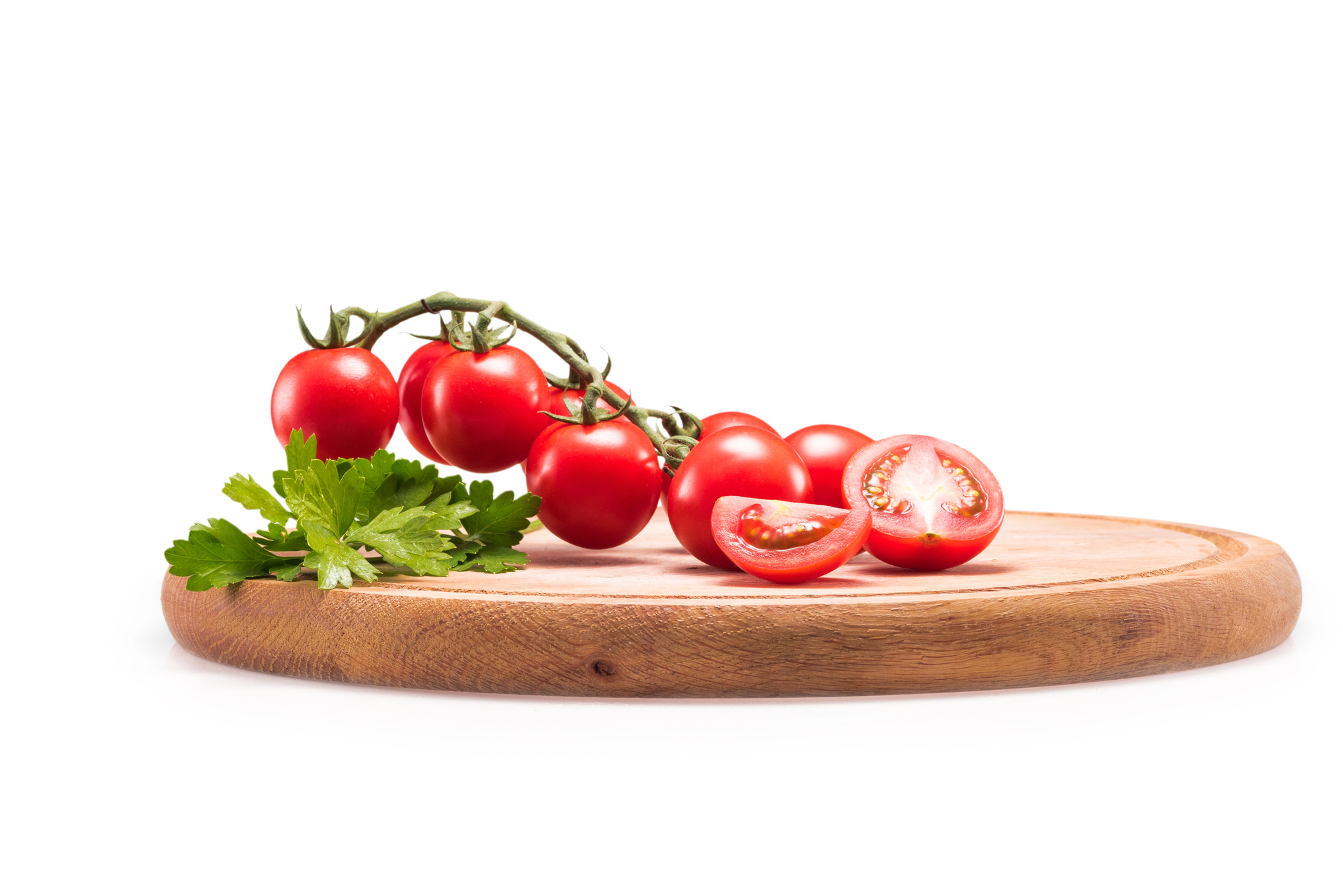 Vegetable garden with fresh tomatoes and produce in Brandon, FL
