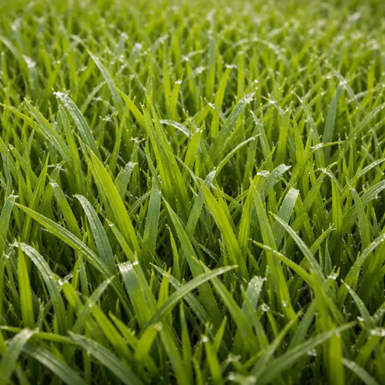 Close up of tall fescue texture