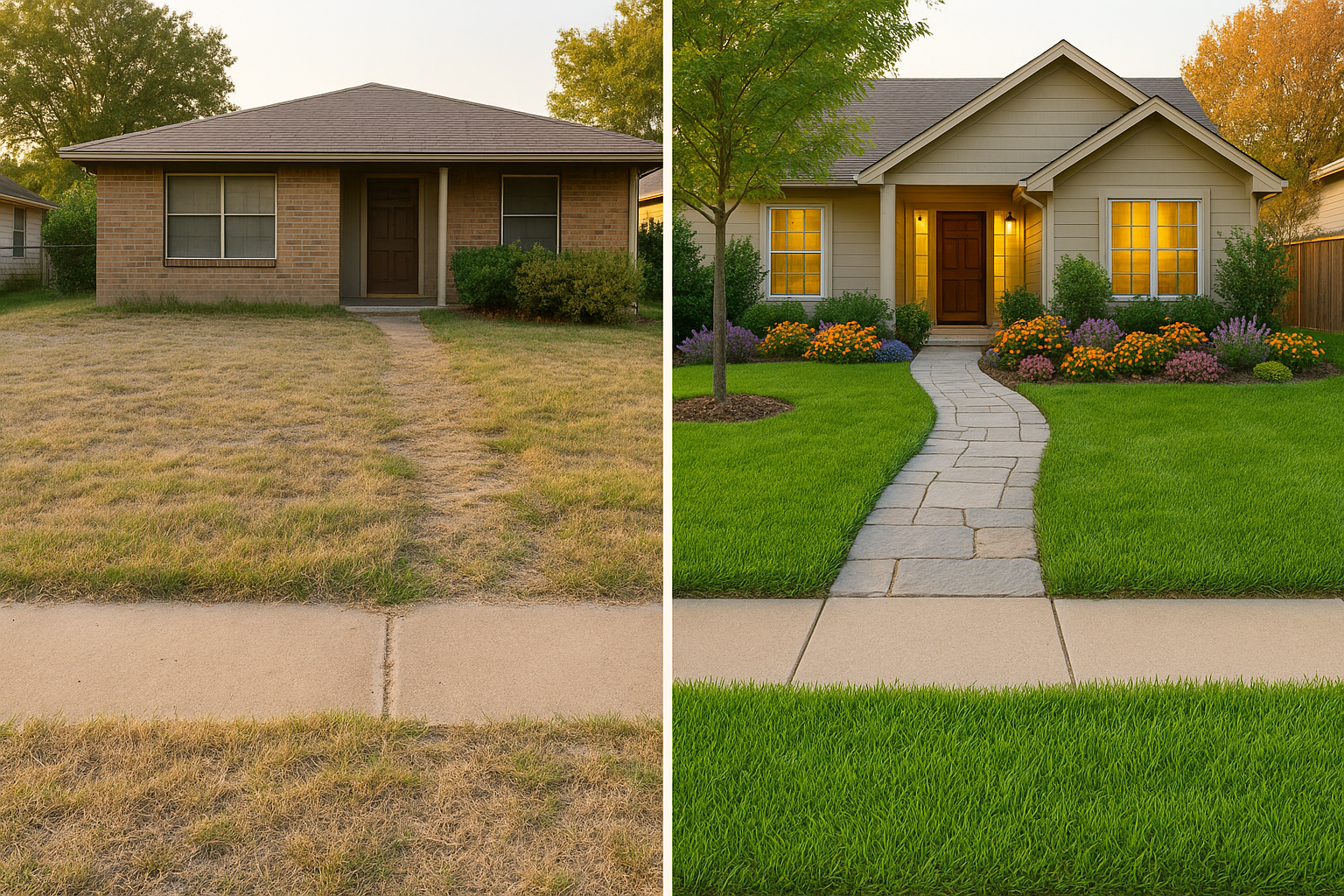 Before and after picture